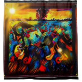 Rideaux De Douche Cheval frais 01-01 (Devant)