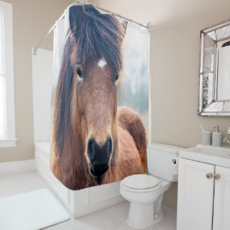Rideaux De Douche Cheval islandais 3