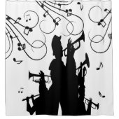 Rideaux De Douche Cheval Section Trumpet Jazz Music (Devant)