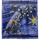 RIDEAUX DE DOUCHE CHEVALIER FEMME DES ÉTOILES HORREBACK À FLAMMARION (Devant)