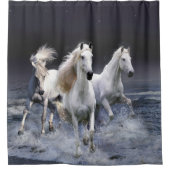 Rideaux De Douche Chevaux à lancer l'oreiller (Devant)