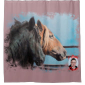 Rideaux De Douche Chevaux/Cabalos/Horses (Devant)