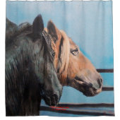 Rideaux De Douche Chevaux/Cabalos/Horses (Devant)