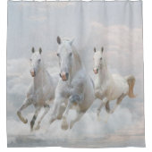 Rideaux De Douche Chevaux dans les nuages (Devant)
