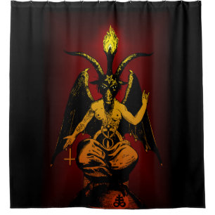 Rideaux De Douche Chèvre satanique 6' ÉNORME tapisserie de x6