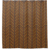 Rideaux De Douche Chevron des années 1970 (Devant)