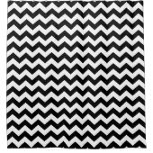 Rideaux De Douche Chevron noir (Devant)