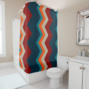 Rideaux De Douche Chevron Sud-Ouest