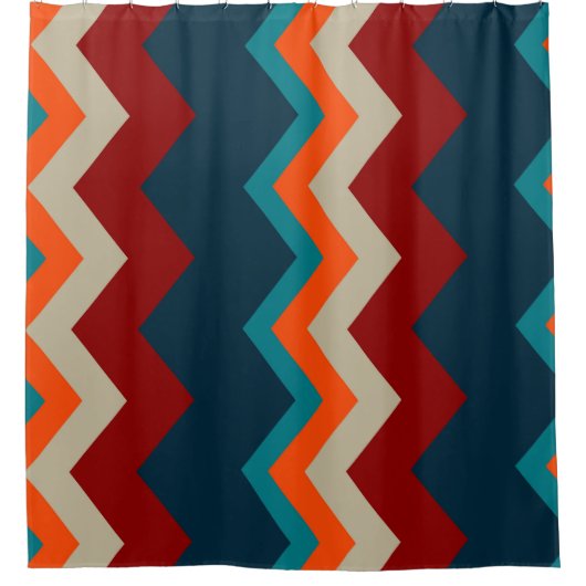 Rideaux De Douche Chevron Sud-Ouest (Devant)