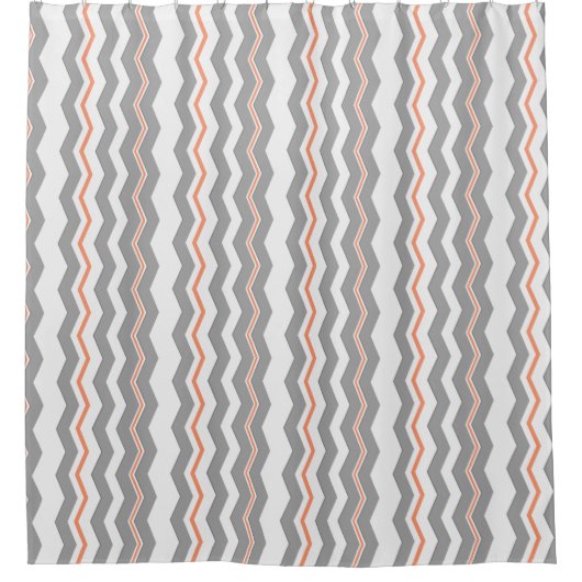 Rideaux De Douche Chevron vertical moderne avec n'importe quelle cou (Devant)