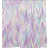 Rideaux De Douche Chevrons Abstraits (Devant)