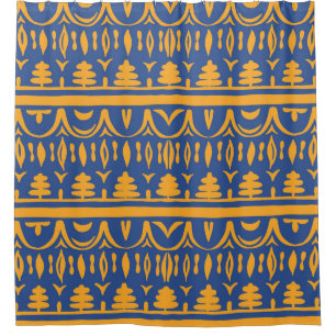 Rideaux De Douche Chevrons africains : Motif tribal ethnique
