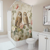 Rideaux De Douche Chic Chic Chic Chouette Élégante (En situation)