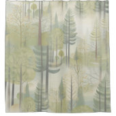 Rideaux De Douche Chic, Elegant Crèmes & cuir texture fleur look (Devant)