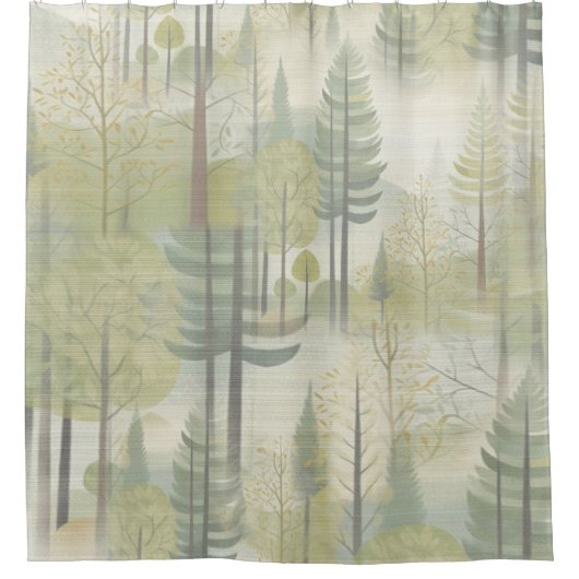 Rideaux De Douche Chic, Elegant Crèmes & cuir texture fleur look (Devant)