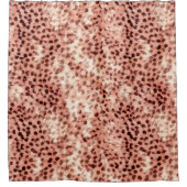 Rideaux De Douche Chic Joli Rose Gold Leopard (Devant)