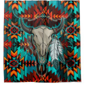 Rideaux De Douche Chiefs amérindiens 02 (Devant)