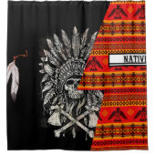 Rideaux De Douche Chiefs amérindiens 03 (Devant)