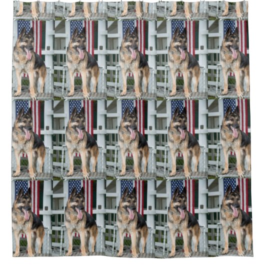 Rideaux De Douche Chien berger allemand (Devant)