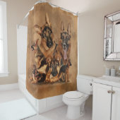 Rideaux De Douche Chien berger allemand - chiot, jeune, adulte (En situation)