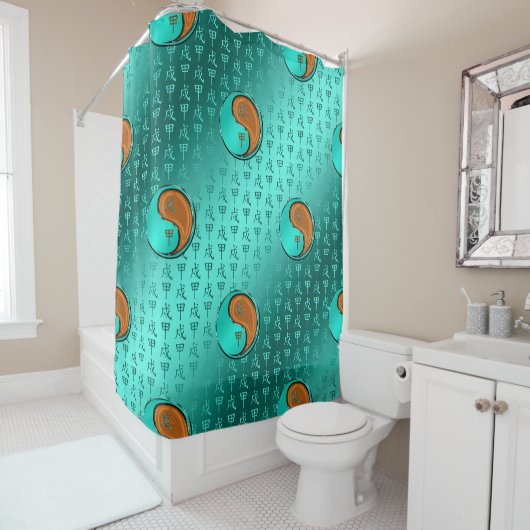Rideaux De Douche Chien de Bois (En situation)