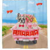 Rideaux De Douche Chien de la Saint-Valentin (Devant)