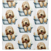 Rideaux De Douche Chien de Labradoodle (Devant)