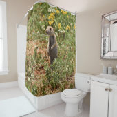 Rideaux De Douche Chien de prairie adorable (En situation)