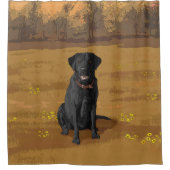 Rideaux De Douche Chien du Labrador jaune rouge renard (Devant)