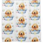 Rideaux De Douche Chien Goldendoodle (Devant)