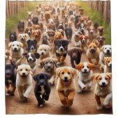 Rideaux De Douche Chiens (Devant)