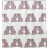 Rideaux De Douche Chiens de Magnolia Staffordshire Roses (Devant)