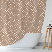 Rideaux De Douche Chiffres blancs neutres modernes