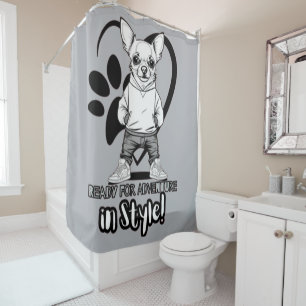 Rideaux De Douche Chihuahua Couture : Édition Style de rue