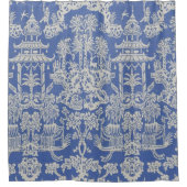 Rideaux De Douche Chinoiserie bleue et blanche (Devant)