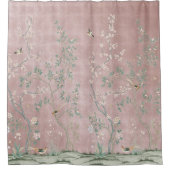 Rideaux De Douche Chinoiserie rose (Devant)