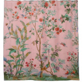 Rideaux De Douche Chinoiserie rose (Devant)