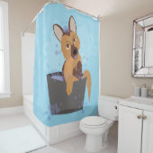 Rideaux De Douche Chiot de temps de bain (En situation)