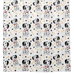 Rideaux De Douche Chiots dalmate