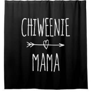 Rideaux De Douche chiweenie mama chihuahua cadeau maman