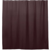 Rideaux De Douche Chocolat Brown couleur solide (Devant)