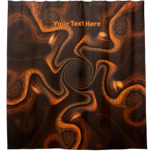 Rideaux De Douche Chocolat mexicain (Devant)