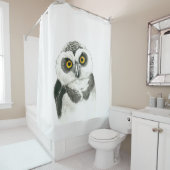 Rideaux De Douche Chouette (En situation)