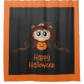 Rideaux De Douche Chouette/Automne/Automne/Halloween/citrouille (Devant)