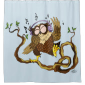 Rideaux De Douche Chouette du Soleil (Devant)