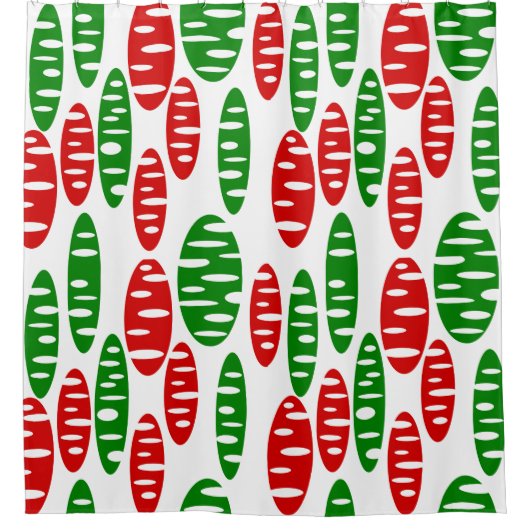 Rideaux De Douche Christmas Holey Ovals (Devant)
