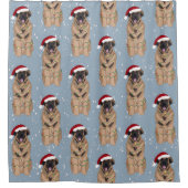 Rideaux De Douche Christmas Leonberger (Devant)