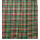 Rideaux De Douche Christmas Plaid Curtain Red Green Gift for Home (Devant)