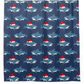 Rideaux De Douche Christmas Shark (Devant)