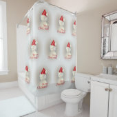 Rideaux De Douche Christmas Snowman (En situation)